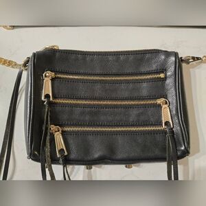 Rebecca Minkoff 5 Zip Rocket Leather Crossbody Bag